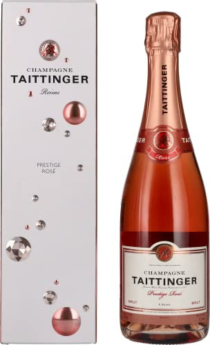 Taittinger Champagne Prestige Rose Brut 12,5% - 750ml in Giftbox
