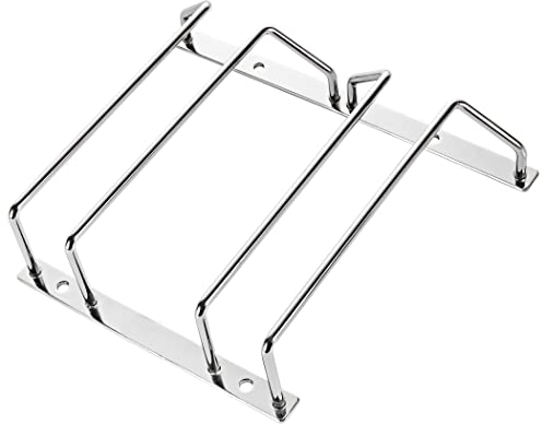 Dianoo Weinglasregal, 18 cm, für Unterschrank, Weinglashalter, Stielgläser, 2 Reihen