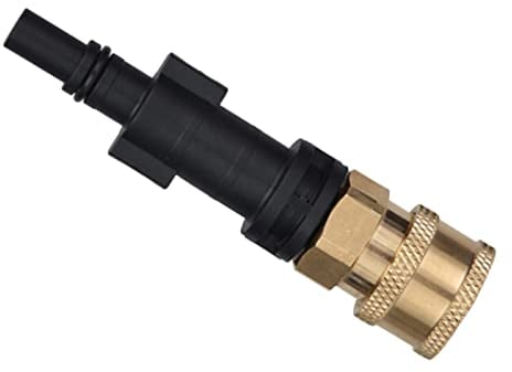 U/ D Pressure Washer Coupler 1/4 inch Connector Internal Thread Hose Pipe Adapter Snow Foam Lance Fittings Nozzle 1PCS (For Black Decker)