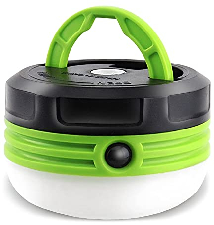Lampe Camping Pile - Lantern Camping LED - 3 Modes d'éclairage & Aimant Puissante Lumières de Tente Piles incluse