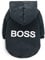 LtuzPet Hund Hoodie Boss Druck Hund Pullover Weiche Fleece Haustier Kleidung Warme Hund Jacke Mantel