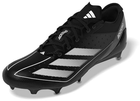 adidas Adizero 13.0 Herren-Sneaker, Schwarz/Weiß/Carbon, 9.5