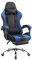 Panana Gaming Chair Swivel Recliner Racing Office Computer PC Video Game Chair with Footrest (Blue)