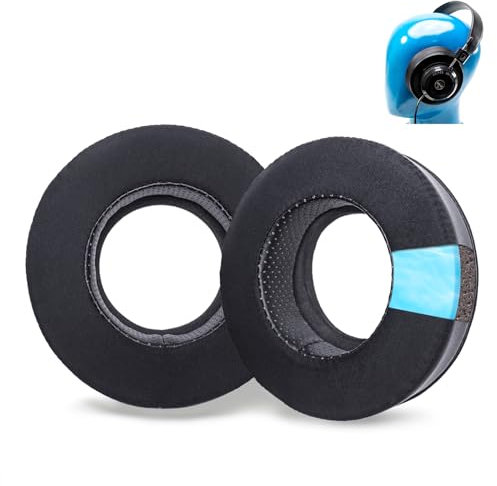 Voarmaks Cooling Gel Memory Foam Over Ear Pads, 100mm Replacement Cushion for Grado SR80 SR80x SR80E SR60 SR60i GS1000 GW100 SR325 SR225 RS1