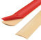 Bande de seuil en PVC de 400cm, bandes de transition de sol, bandes de revêtement de sol stratifié, bande de séparation de porte de sol auto-adhésive (400cm-5cm-Grain d'érable)