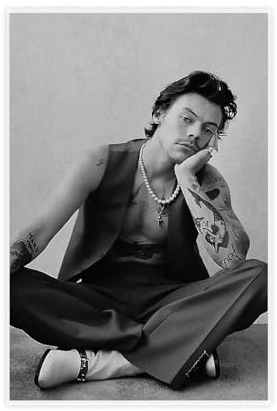 ZOLULA Harry Styles 2 Leinwand-Poster, Wandkunst, Dekordruck, Bild, Gemälde für Wohnzimmer, Schlafzimmer, Dekoration, ungerahmt, 30 x 45 cm