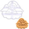 BAKERLOGY Cherub Engel Ausstechform - Detailliertes Keksausstecher-Design zum Backen und Basteln, ideal für Fondant, Teig, Ton