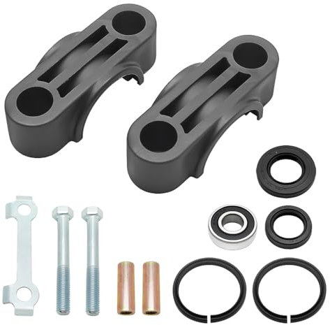 Lenksäule Reparatursatz Buchsen Lager Dichtungen Unterlegscheiben passend für Yamaha Raptor Banshee Warrior Wolverine YFZ450 Grizzly Big Bear Kodiak Bruin Timberwolf 350 400 450 550 600 660 700