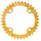 FahrradkettenbläTter MTB Kettenblatt Oval Crown 104bcd Krone 30 32 34 36 38 40 42 Zähne Mountainbike Kettenblatt Fahrrad Kettenrad Runde Radfahren Kettenblatt ( Size : 40T , Color : HA Gold Round )