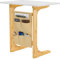Exabang Beistelltisch C Form, Wohnzimmer Table, 60 x 40 x 63 cm, Nachtkästchen Sofatisch Laptop Couch Kaffee Tisch Side Table