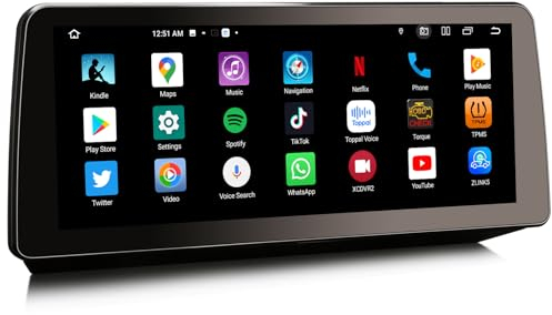 Erisin 12,3 Zoll [8G+128G] 8 Core Android 14 Autoradio für BMW 5er E60 E61 CCC System Unterstützung GPS Navi Carplay IPS WiFi Dab+ DSP Android Auto Bluetooth 5.0 SWC Touchscreen