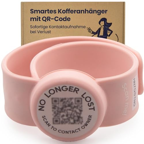 NoLongerLost SOS Armband Kinder | Smart Notfallarmband mit QR Code | Wiederverwendbares Slap-On Armband für Sicherheit | Wasserdicht & UV-Beständig | Kinder 1–10 Jahre
