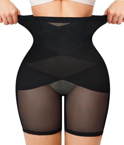 KUMAYES Braga Faja Reductora Mujer Invisible Adelgazante Braguitas Moldeadoras Cintura Alta Faja Sin Costuras Control de Barriga Body Shaper