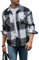 Meilicloth Karohemd Damen Blau Kariert Herren Plaid Hemden Cowboy Langarm M