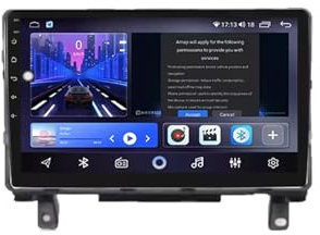 2 DIN Android 13 Autoradio per Opel Astra H 2004-2014 Radio Wireless Carplay Schermo da 9 Pollici Touchscreen Bluetooth con Android Auto(TC 1+16G)