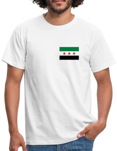 Syrien Flagge 2011 Syria Flag Männer T-Shirt