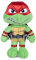 Turtles 30 cm Kuscheltier - Leonardo Donatello Raphael Michelangelo Plüschtier - Kuschelige Spielzeug Helden - Geschenk für Fans von mutigen Abenteuern - Plüschfigur für Kinder (Raphael (Rot))