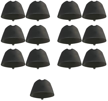atnayo 14 Pcs Hearing Aid Domes for Phonak Replacements, Washable Anti Static Silicone Domes (L)