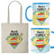 Kembilove® Taza y Bolsa Personalizada para Profesor con Nombre | Regalo Original para Maestros Fin de Curso | Set Personalizado para Docentes Hombres | Diseño Super Profe