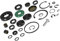 Lot de 30 joints hydrauliques en acier inoxydable pour joints de pompes hydrauliques ZT-2800 ZT-3400 Entretien des transaxles 72994