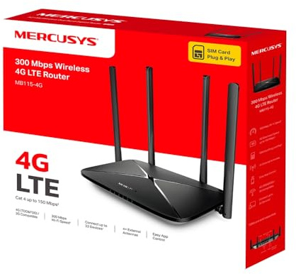Router MB135-4G Wireless LTE 4G 150 MBPS 2.4GHz 5GHz 1WAN 1LAN