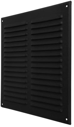 Repa Market Griglia di ventilazione da parete, 295 x 295 mm, con rete a rete, per interni ed esterni, griglia di ventilazione, in metallo, per pareti, HVAC, asciugatrice