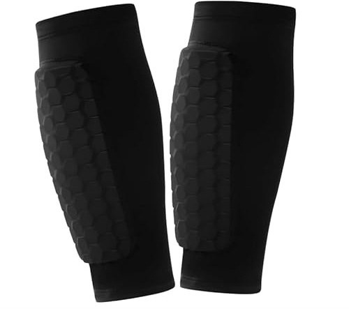 Skiguard Pro, Skiguard Socks, 1 Paar Ski Schienbeinschoner, Atmungsaktiv & rutschfest, Anti-Rutsch-Silikonstreifen & 360° Stabilität, Schienbeinschoner Skifahren für Heranwachsende & Erwachsene (XL)