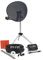 SSL Satellites Portable Satellite Zone 2 80cm RV Dish Kit Camping Tailgating with Quad Tripod & Sat Finder 10M Twin Black