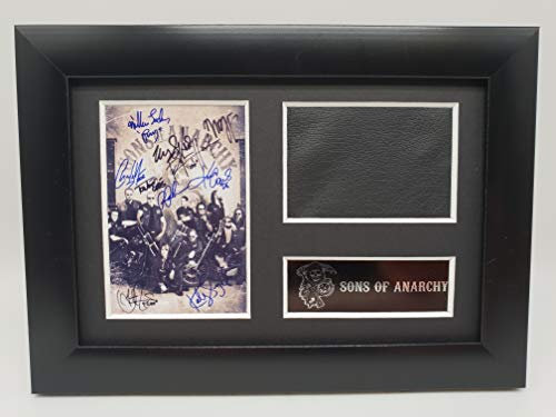 reelfilmcells Sons of Anarchy Jax Teller Kostüm-Erinnerungsstücke signiert Atemberaubende Kult Retro gerahmt Display