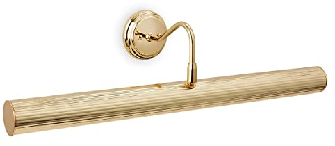 Firstlight Reeded Picture 4 Light, Polished Brass