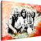 Myartstyle - Bilder ABBA Band 70 x 50 cm Leinwandbild Xxl - Wandbild 1 Teilig - Gerahmter Kunstdruck Musik w-s-2023-081