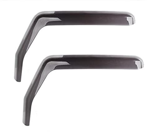 HZJA Autofenster Windabweiser Für Jeep Für Wrangler JK 2-Türer 4-Türer 2007-2018 Auto Regenschutz Schatten Seitenfenster Sonnenblende Deflektor Windschutz Seitenfensterabweiser (Color : 2 Door)
