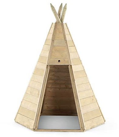 Plum Childrens Outdoor Wooden Teepee Playhouse Den Hideaway for kids Age 3+