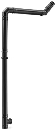 MSW MSW-PLT-CH Juego de tubos de estufa de pellets, diámetro de 80 mm, acero al carbono, solución completa, tubo de estufa de pellets, 80 mm, tubo de estufa de pellets de 80 mm