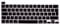 Silicone EU Layout Keyboard Cover for MacBook Pro 13 inch with Touch ID 2023 2022 2021 2020 M2 M1 Chip A2338 A2289 A2251, MacBook Pro 16 inch 2020 2019 A2141, Protective Silicone Skin, black