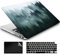 AMCJJ Compatible with MacBook Air 15 inch Case 2024 2023 Release M3 A3114 M2 A2941 Touch ID, Plastic Hard Shell Case & Keyboard Cover & Screen Protector - Cloud Forest