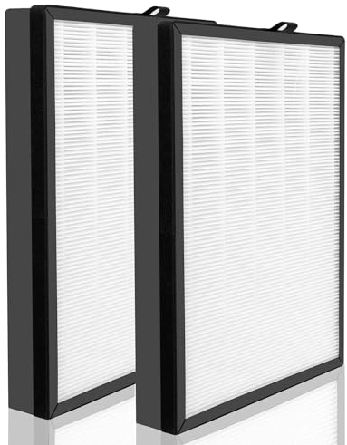 HODSEUKIN Ersatz H14 True HEPA-Filter kompatibel mit Puro®air 400 Luftreiniger, 4-stufige Filtration Aktivkohle, 2er-Pack