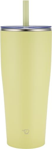 Zojirushi SX-HA89H-YM Gobelet inoxydable avec paille 887 ml Jaune citron