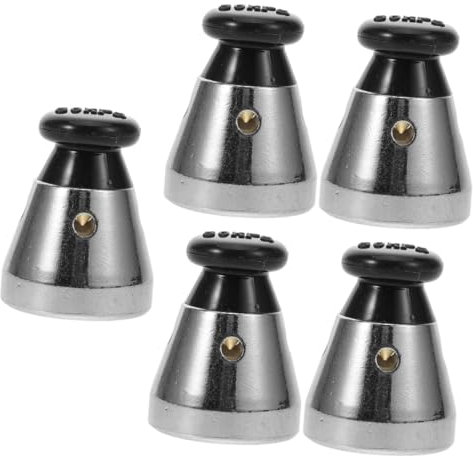 SHINEOFI 5 Piezas Válvula de Presión de Olla Presión Accesorio de Seguridad Desmontable Compatible con Mayoría de Ollas de Limpiar y Usar