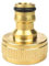 1 Zoll Gartenschlauch Hahnverbinder Kupplung, Messing Hahnanschlussstück Wasserhahn-Schlauchadapter Weiblicher Gewindehahn Adapter Schnelle und Einfache Verbindung für Wasserschläuche für Home Yard