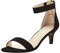 DREAM PAIRS Women's Low Kitten Heels Ladies Open Toe Party Ankle Strap Dress Pumps Bride Wedding Evening Shoes FIONA,Size 5.5,Black/Nubuck,FIONA