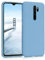 kwmobile Housse Compatible avec Xiaomi Redmi Note 8 Pro Coque - Housse de téléphone Protection Souple en Silicone - Bleu Pastel
