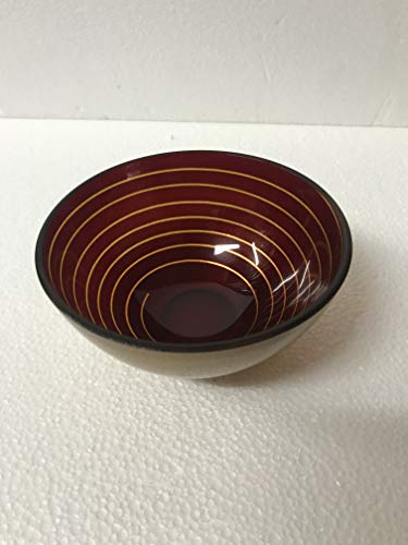 Nachtmann Coupelle Rouge/doré