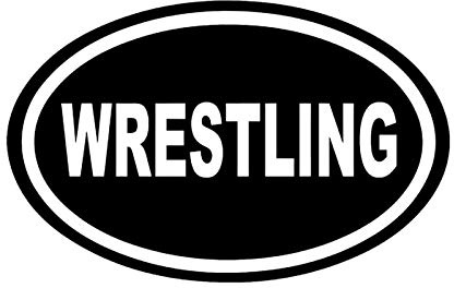 SUIFENG Autoaufkleber 16.1X10.3Cm Mode Auto Styling Aufkleber Vinyl Zubehör Wrestling Oval Sports Decor