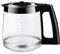 Ulrempart 12-Tassen Glaskaraffe | kompatibel mit Hamilton Beach Kaffeemaschine | passend für Modelle 49980A, 49980Z, 49983, 49618, 46300, 46310, 49976, 49966, 49350 | Schwarz