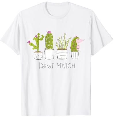 Igel Igelchen Perfekte Übereinstimmung | Kakteen T-Shirt