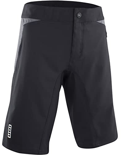 Ion Herren Traze MTB Hose kurz, Black, XXL