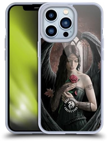 Head Case Designs Licenza Ufficiale Anne Stokes Rosa Angeli Custodia Cover in Morbido Gel Compatibile con Apple iPhone 13 PRO