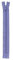 Panini Tessuti, Nylon Fixed Zipper with Small Grain, Fixed Spiral Zip, 100% Polyester, Size: 20 cm, 1 qty = 1 zipper, for Clothing and Accessories (Lilac 554)