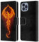 Head Case Designs Officially Licensed Christos Karapanos Dragon Phoenix Dark Hours Leather Wallet Case Compatible With Apple iPhone 14
